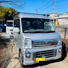 エヴリィワゴン☆PZターボハイルーフ4WD☆インパネ4AT H27年式！レーダーブレーキサポート付き！！全てコミ総額26万！！の画像