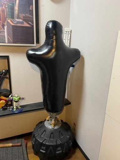 人型サンドバッグ　空手