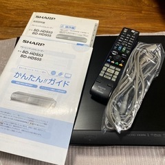 AQUOS Blu-rayレコーダージャンク品の画像