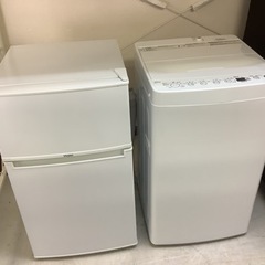 リサイクルサービス八光】一人暮らし用 4.5㎏洗濯機・2ドア冷蔵庫 (85L