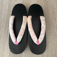 下駄　ピンクの画像