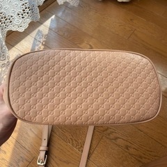 【美品】GUCCI マイクログッチ シマレザー 2way ハンドバッグの画像