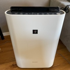 【美品】2021年度製 SHARP KC-H50W 加湿空気清浄機