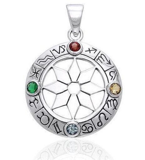 PS Zodiac Astrology Silver 占星術の星座