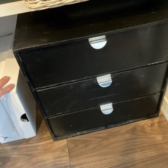 木の引き出し　3段