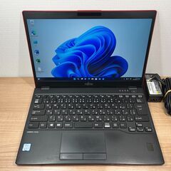 希少赤・特価 〉0923 富士通 LIFEBOOK U939/B i5-8365U ８GB /SSD 256GB 第8世代 Windows11 Office 軽量