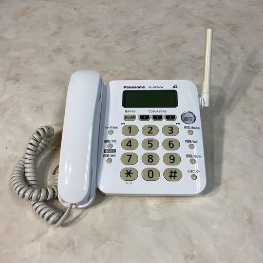 A4669 Panasonic パナソニック コードレス 電話機 VE-GP24-W