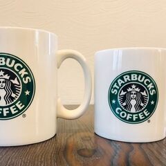 スターバックスマグカップ2セット　STARBUCKS２０１１年旧ロゴ