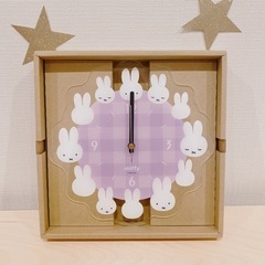 ミッフィー　壁掛け時計　未使用の画像