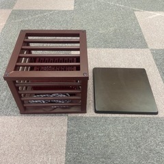 ミニこたつ　ヒーテック(30cm✖️30cm) 08年製の画像