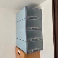 衣類収納ケース　4段の画像