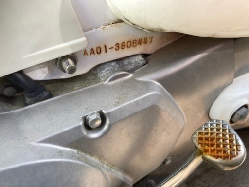 レア、白色、スーパーカブリトルブ50 CCAA01-3808447メーター読み13242km完売
