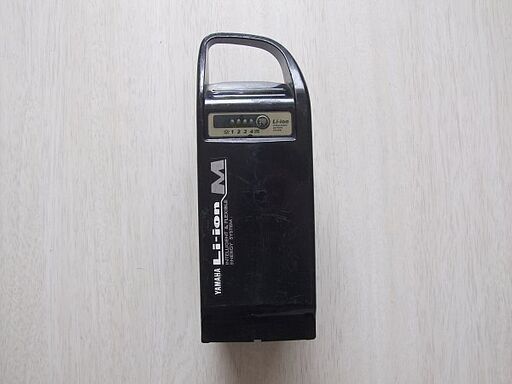 ☆ 長押し30秒4点灯　ヤマハ 電動自転車 リチウムイオン Mバッテリー 6.0Ah　X56-22 ☆b-47