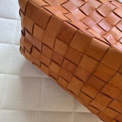  募集終了★ズッケロフィラート トートバッグ 革 レザー 編み込み タグの画像