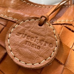  募集終了★ズッケロフィラート トートバッグ 革 レザー 編み込み タグの画像