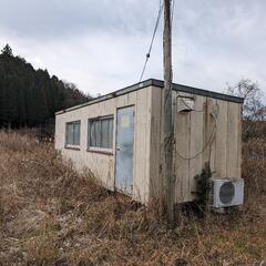 現場用コンテナ、仮設トイレ　無料