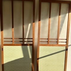 昭和　レトロ　引き戸　昭和ガラスの画像