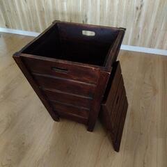 スツール　収納　アジアン雑貨の画像