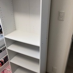 収納棚　白　2つの画像