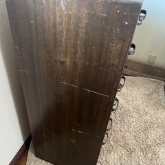 昭和　レトロ　お洒落　飾り棚　タンス　引き出し　カフェ用の画像