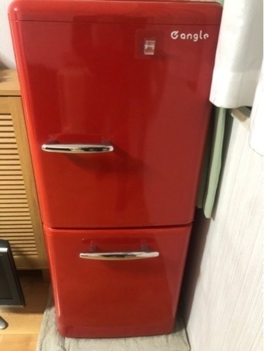 【eangle】2ドア冷蔵庫　ANG-RE151A1