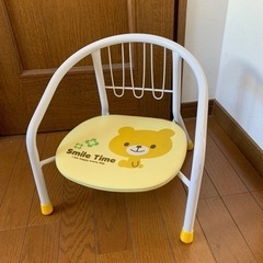 豆イス　キッズチェアー　子供用椅子　西松屋の画像