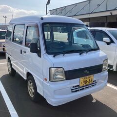 ☆サビの少ない関東車☆ スバルサンバー 5MT タイベル済 車検20か月の画像