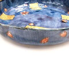 有田焼 文山窯 中島文山 手捻り鉢 直径 約18cm 中古 札幌市厚別区 厚別店の画像