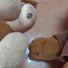くまのプーさん&ピグレットぬいぐるみの画像