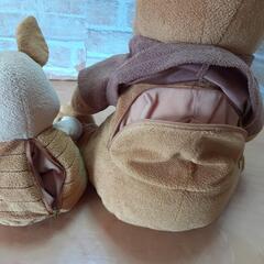 くまのプーさん&ピグレットぬいぐるみの画像