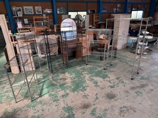 決まりました☆格安☆税込¥13200☆スチールラック☆まとめて☆6台☆中古☆店舗などにも♪??‍♂️