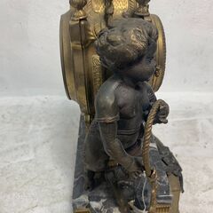 ✨🔔期間限定🔥ジモティー特別価格🔔✨訳アリ特価 IOROLOGIPENDULESCLOCKS  大理石 マントルクロック 装飾置時計 アンティーク オブジェ ゴージャス バロック様式の画像