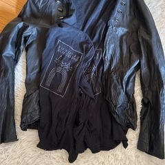 牛革、黒皮ジャン