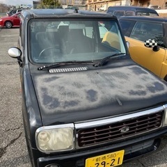 ラパン　ターボ　オートマ　ブラック　車検11月