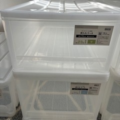 【受け渡し者決定済み】ニトリ　押入れ用収納ボックス　残り【ワイドM②】【ワイドL①】【M①】【L①(傷あり)】の画像