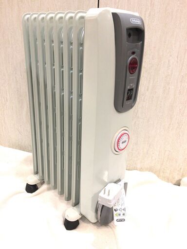 ■10902■美品■Delonghi H770812EFSN -GY デロンギ オイルヒーター 暖房器具