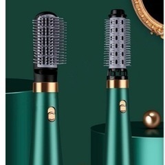 新品　ドライヤー カール ブラシ カールドライヤー  ホットエアーブラシ 電熱ブラシの画像