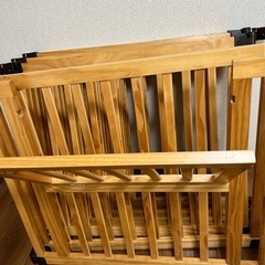 【取引済】木製ベビーサークルの画像