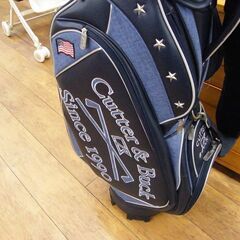 ゴルフ キャディバッグ カッター＆バック CUTTER&BUCK CQM1095 ネイビー 中古 札幌市厚別区 厚別店の画像