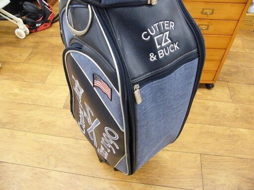 ゴルフ キャディバッグ カッター＆バック CUTTER&BUCK CQM1095 ネイビー 中古 札幌市厚別区 厚別店