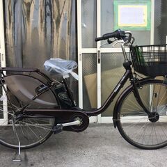 地域限定送料無料 パナソニック ビビ DX 8,9AH 新基準 子供乗せ 茶