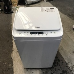 ☆値下げ☆ロ2402-358  Haier 全自動電気洗濯機 JW-C33B 2023年製 3.3kg 動作確認済み キズ汚れ有り