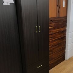 ★ジモティ割あり★ ニトリ クローゼット ダークブラウン H180×W59×D58 クリーニング済み KJ4325