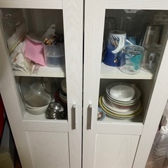 ニトリ　食器棚　無料でお譲りします