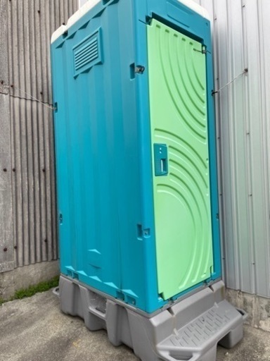 現場など　ペダル式　簡易トイレ　中古品　一台