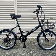 新品★未使用　ミニベロ　20インチ　シマノ6段ギア　ブラック