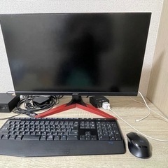 パソコンモニターとキーボードとマウスを売りたいです