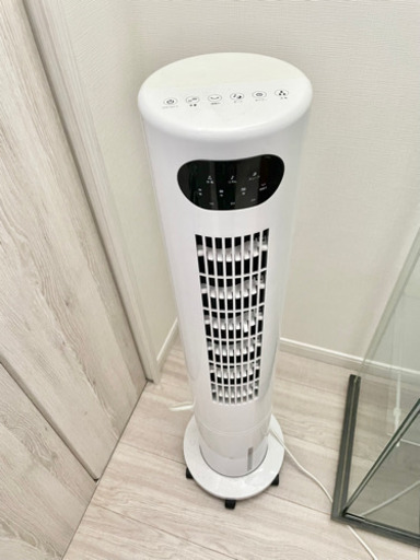 冷風扇 冷風機 エアコンや扇風機のかわりに タワーファン スリム 左右首振り 4000円