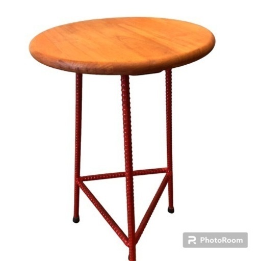 アイアンチェア　丸イス　新品　家具　アイアン　木　鉄