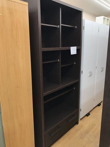 ★ジモティ割あり★ ニトリ 本棚 ダークブラウン H191×W86×D37 クリーニング済み KJ4327